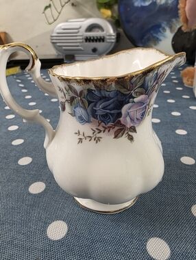 1987 Royal Albert Moonlight Rose Creamer England